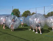 Bubble football en La Fonda Kids